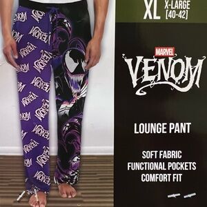 Marvel Venom Purple and Black Lounge Pants XL